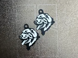 Retriever keychain