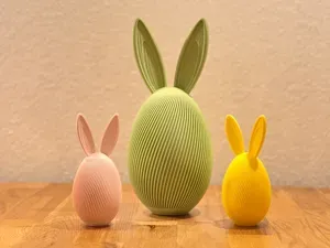 Easter Egg with Bunny Ears - Different Sizes