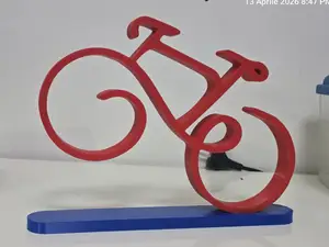 Stylized Bicycle with Base – Modern Display Design