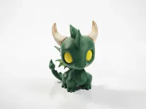 Chibi Dragon Figurine Cute Character 3D Printable
