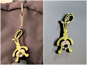 Cute Marsupilami Magnet & Keychain - Fast Print