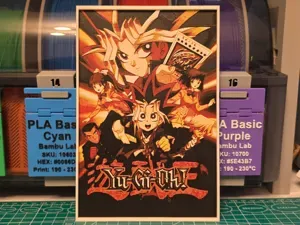 Yu-Gi-Oh! Duel Monsters Poster V2 - Hueforge Art