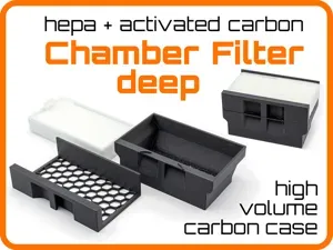 X1C Dual Stage chamber filter high- capacity
