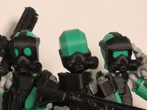 Removable Gas Mask For Dummy 13 (PMK-4)
