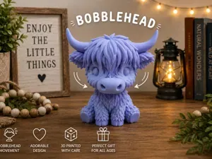 Highland Cow Bobblehead