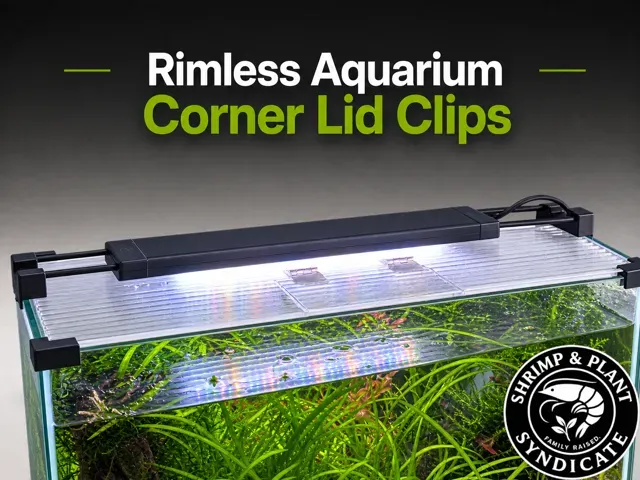 Rimless Aquarium Corner Lid Clips