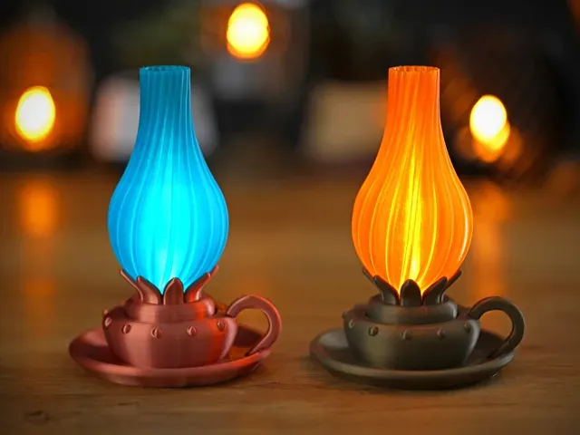 Antique Oil Lamp - Tea Light — Фото 3 из 7