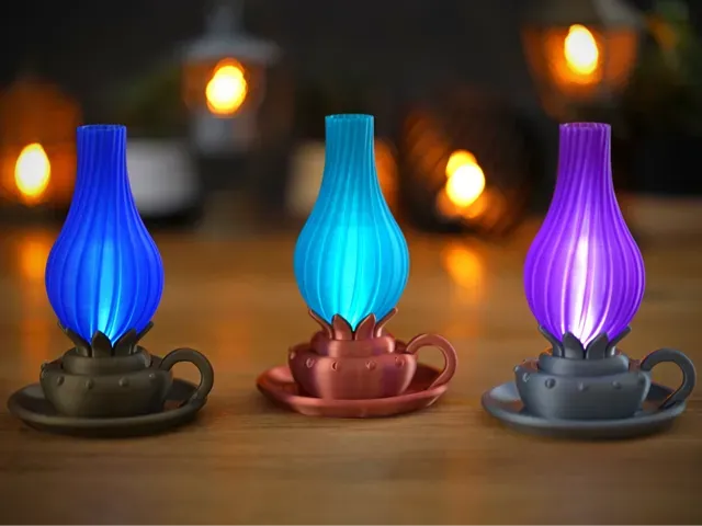 Antique Oil Lamp - Tea Light