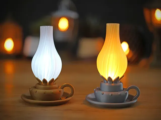 Antique Oil Lamp - Tea Light — Фото 2 из 7