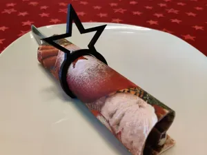 Festive Christmas Napkin Holder – Star Edition