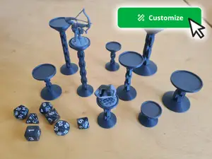 Miniature riser (DnD, flying, display)