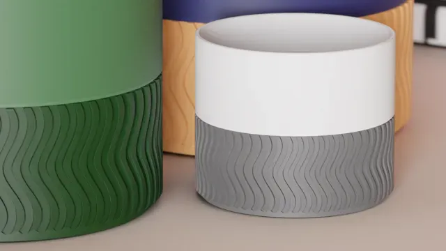 Modern Plant Pot. Two Part Design with Drainage — Фото 2 из 7