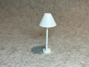 Dollhouse floor lamp miniature house
