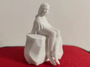 Surreal Sculpture – Artistic Seated Form