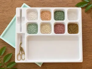 Bead Tray Separator with Sliding Lid