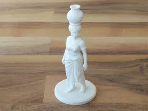 African Woman Carrying a Water Jar
