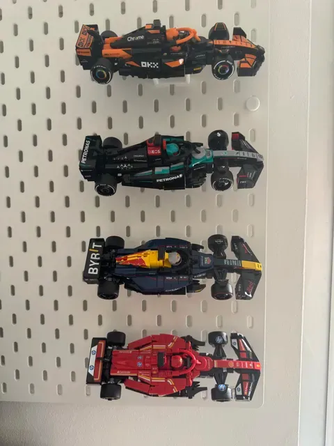 LEG0 Speed Champions F1 Car Display IKEA SKADIS — Фото 4 из 7