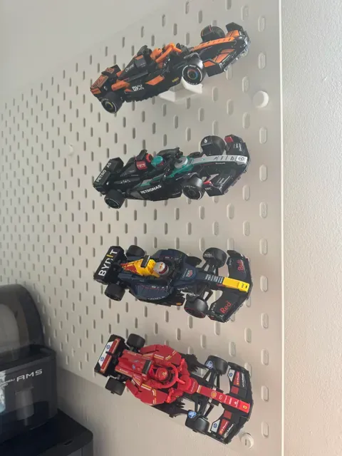 LEG0 Speed Champions F1 Car Display IKEA SKADIS — Фото 2 из 7