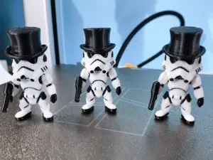 Cute Stormtrooper wearing a Top Hat