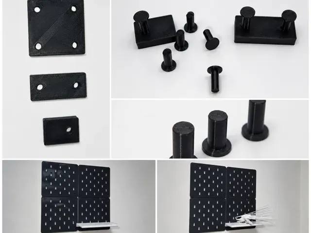IKEA Skadis Wall Mount Standoffs & Pins
