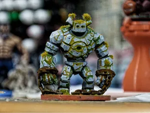 stone golem DnD miniature