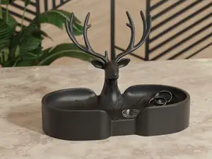 Majestic Stag Tray for Elegant Organization