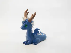 Cute Dragon Figurine Chibi Fantasy 3D Printable