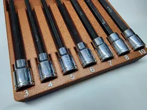 3/8" Drive METRIC Long-Reach Hex Socket GRIDFINITY