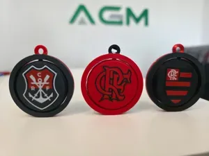 Flamengo - Chaveiro Giratório (3 Escudos)