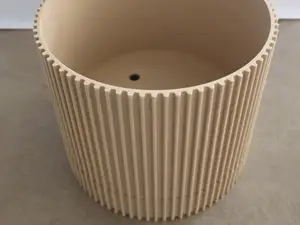 Vaso per piante con vaschetta raccogli acqua