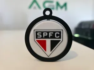São Paulo FC - Chaveiro Giratório Print-in-Place