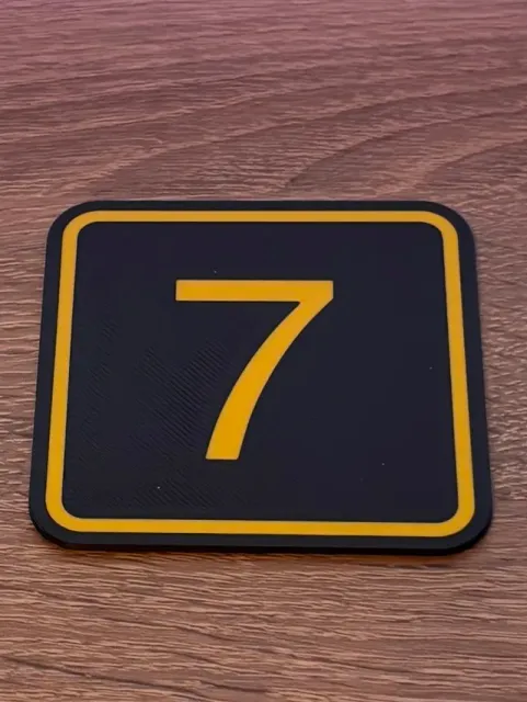Square Number Plates (Door signs etc) — Фото 4 из 6