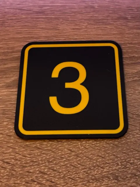 Square Number Plates (Door signs etc) — Фото 3 из 6