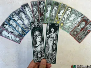 Athena – Goddess of Wisdom | HueForge Bookmark Set