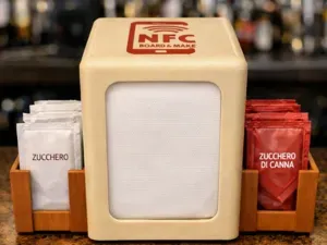 Porta Tovaglioli da Bar con Dispenser Zucchero