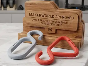 Karabinerhaken-Doppel-S-Haken mit Sicherungsseite