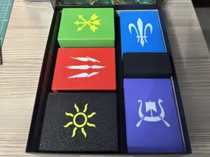 Gwent Deck boxes with logos