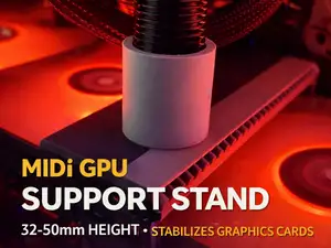 Adjustable MIDI GPU Support Stand (32-50mm)