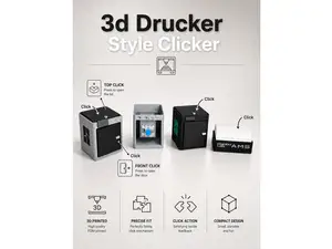 Bambulab Fidget Clicker 3D Printer P2S/P1S Style