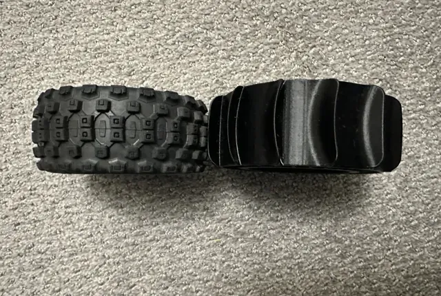 1/10 scale Airless Paddle tire 12mm wheel hex — Фото 4 из 11