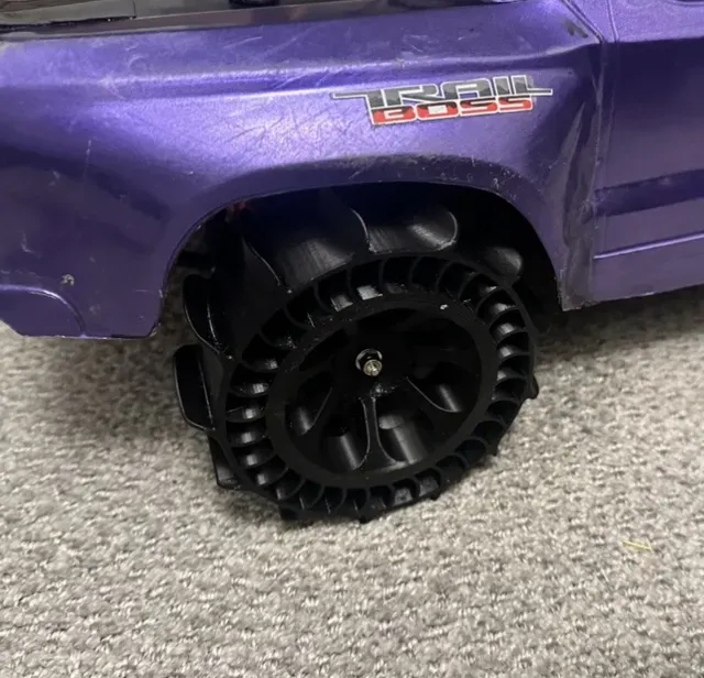 1/10 scale Airless Paddle tire 12mm wheel hex — Фото 8 из 11
