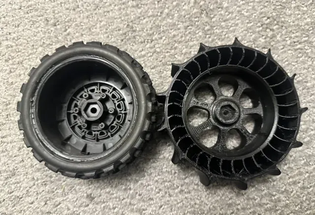 1/10 scale Airless Paddle tire 12mm wheel hex — Фото 3 из 11