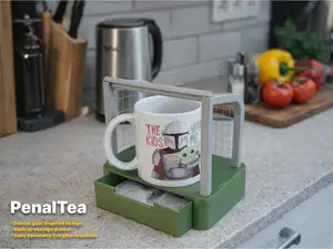 PenalTea – Soccer Goal Mug Stand with Storage
