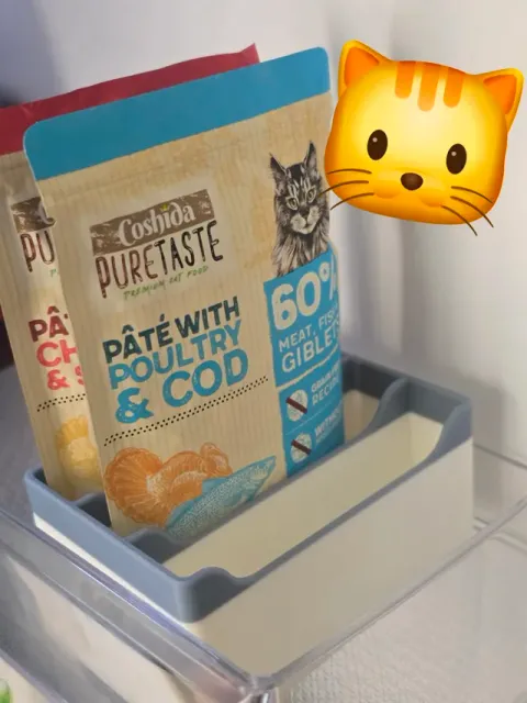 No More Messy Fridge! Cat Food Pouch Holder — Фото 3 из 3
