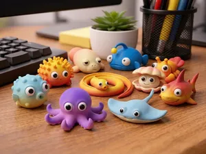 Super Cute Ocean Animal Desk Toys | 15 Designs