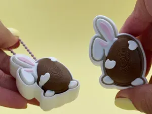 Bunny Hug Egg - Easter – Fidget Clickers Keychains