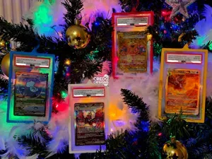 Pokémon TCG PSA Christmas Tree Slab Holder