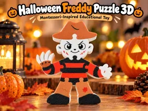 Halloween Freddy Krueger Puzzle 3D | Kids Toy