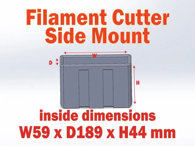 Filament Cutter Holder - For Build Plate Storage — Image 3 of 8