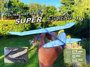 Super Leggiero – 9g Ultralight Glider